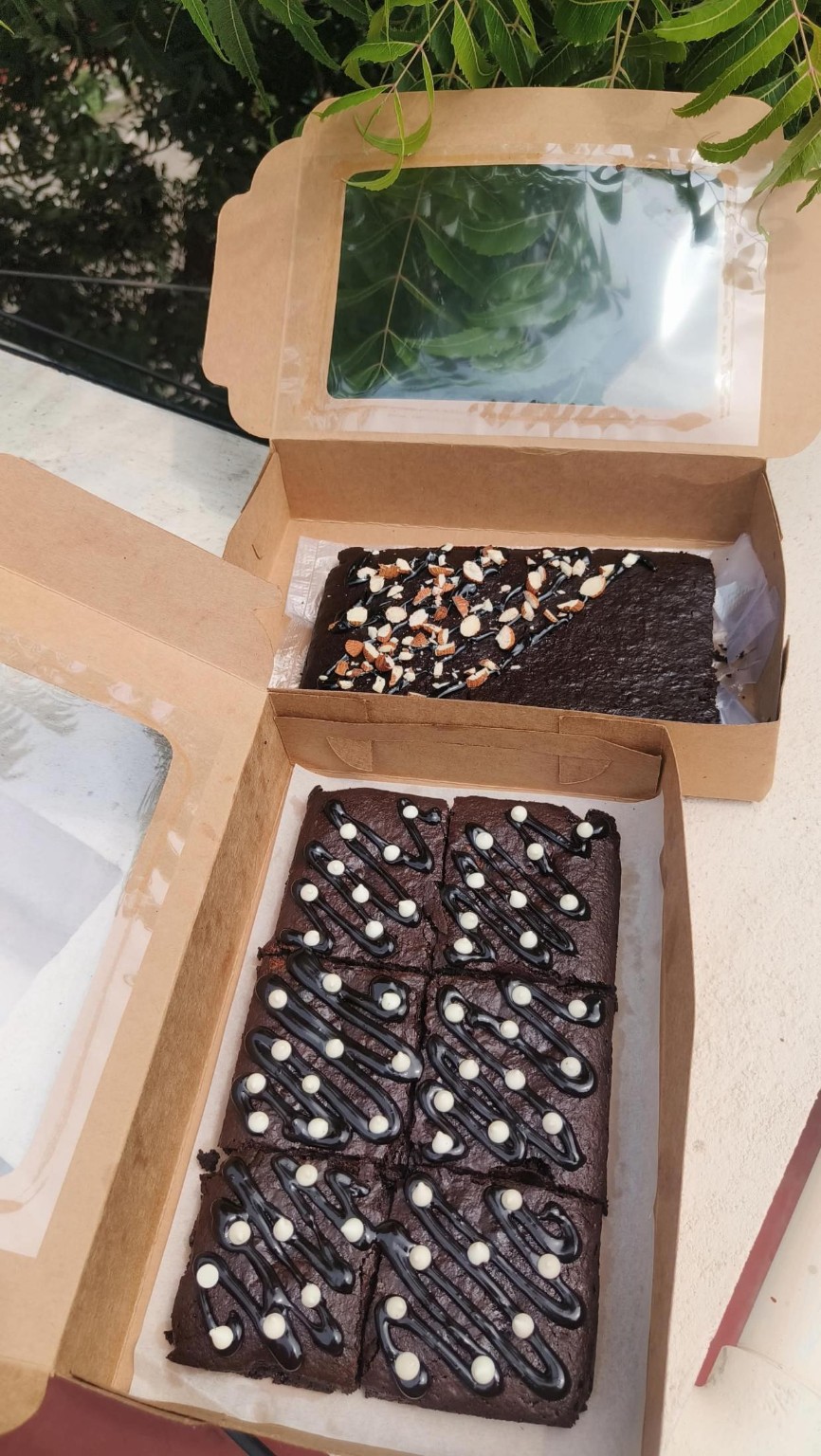 Loaded chocolate brownies