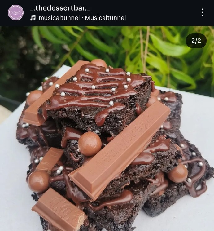 Loaded chocolate brownies